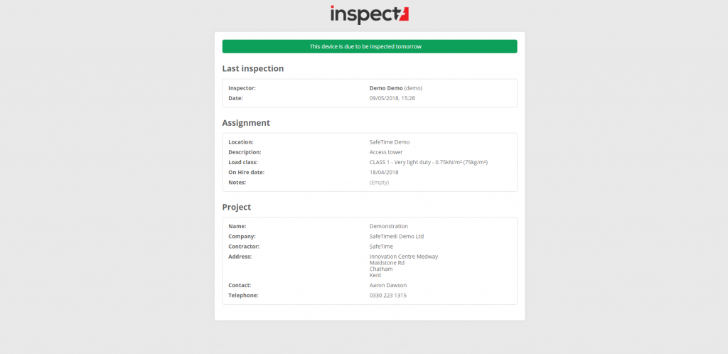 Inspect7® Public Link