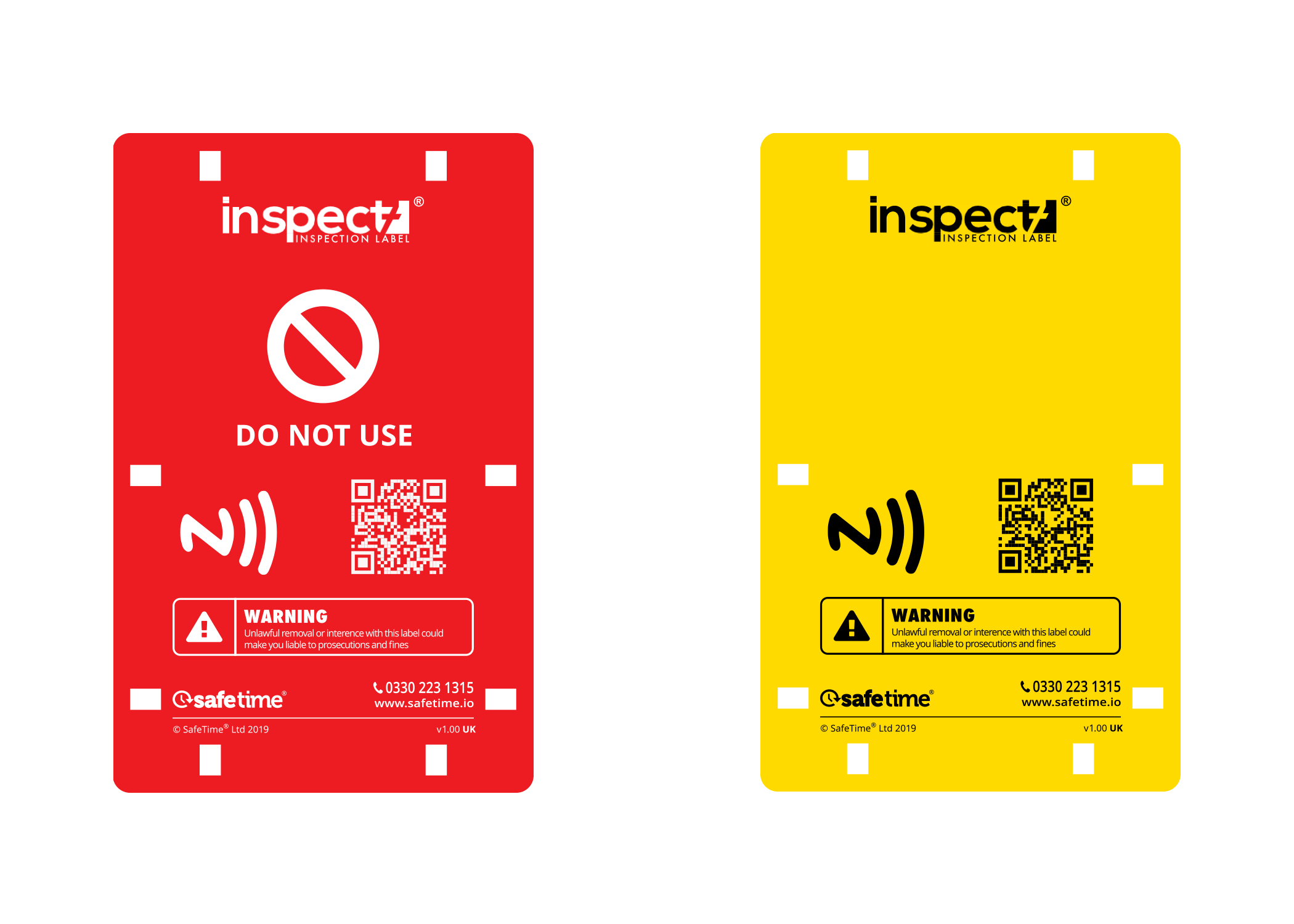 scaffolding inspection label