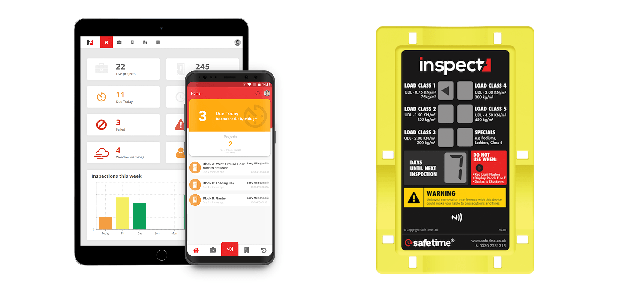 scaffolding inspection system inspect7