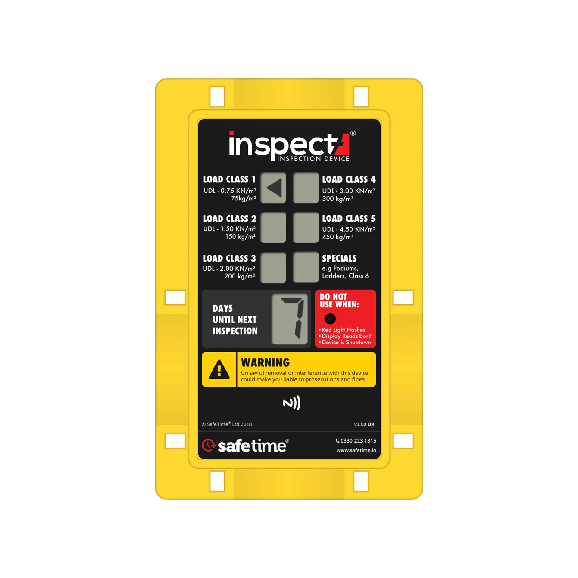 SafeTimes Digital inspection device